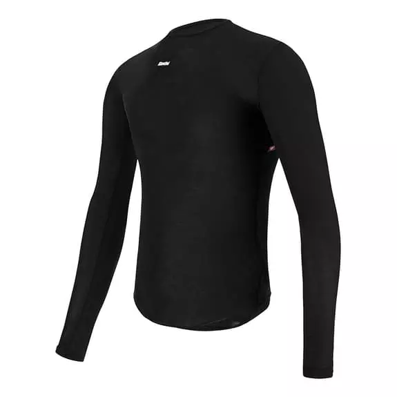 Maillot De Corps Santini Dry Manche Longue Noir 4 Maillot De Corps Santini Dry Manche Longue Noir – Image 2