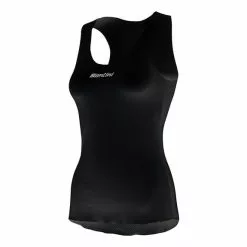 Maillot De Corps Santini Dry Sans Manches Noir Femme
