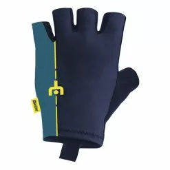 Gants Santini Le Maillot Jaune Allez Bleu Marine Jaune