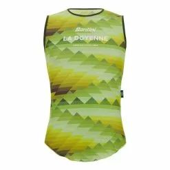 Maillot De Corps Santini Liège-Bastogne-Liège Sans Manches Vert