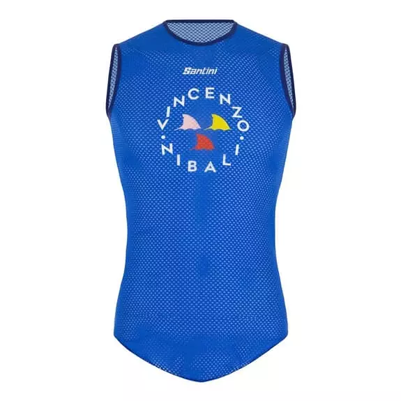 Maillot De Corps Santini Vincenzo Nibali Squalo Sans Manches Bleu 3 Maillot De Corps Santini Vincenzo Nibali Squalo Sans Manches Bleu