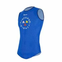 Maillot De Corps Santini Vincenzo Nibali Squalo Sans Manches Bleu 7 Maillot De Corps Santini Vincenzo Nibali Squalo Sans Manches Bleu -Casques Cyclisme importe magasin st re002gllsqual 002