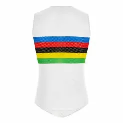 Maillot De Corps Santini UCI World Champion 2021 Sans Manches -Casques Cyclisme importe magasin st re002gllworld 003
