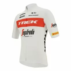 Santini Équipement Trek-Segafredo 2022 Fan Line Blanc Rouge - Coupe Classic -Casques Cyclisme importe magasin st re94075c22ts rs 002