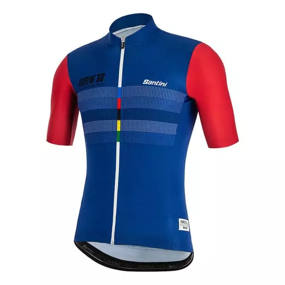 Équipement Santini UCI Leipzig 1960 Noir Rouge 5 Équipement Santini UCI Leipzig 1960 Noir Rouge – Image 3