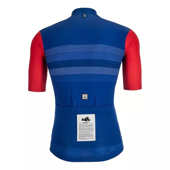 Équipement Santini UCI Leipzig 1960 Noir Rouge 6 Équipement Santini UCI Leipzig 1960 Noir Rouge – Image 4