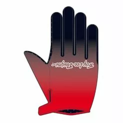 Gants Longs Troy Lee Designs Flowline Rouge Noir