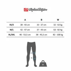 Genouillères Troy Lee Designs Rogue Shin Noir -Casques Cyclisme importe magasin troylee rodilleras st v1 4