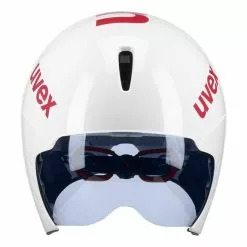 Casque Uvex Race 8 Blanc Rouge -Casques Cyclisme importe magasin uv 4109650515 c 002
