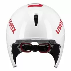 Casque Uvex Race 8 Blanc Rouge -Casques Cyclisme importe magasin uv 4109650515 c 004