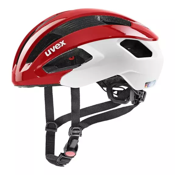 Casque Uvex Rise CC Rouge Blanc Mat 3 Casque Uvex Rise CC Rouge Blanc Mat
