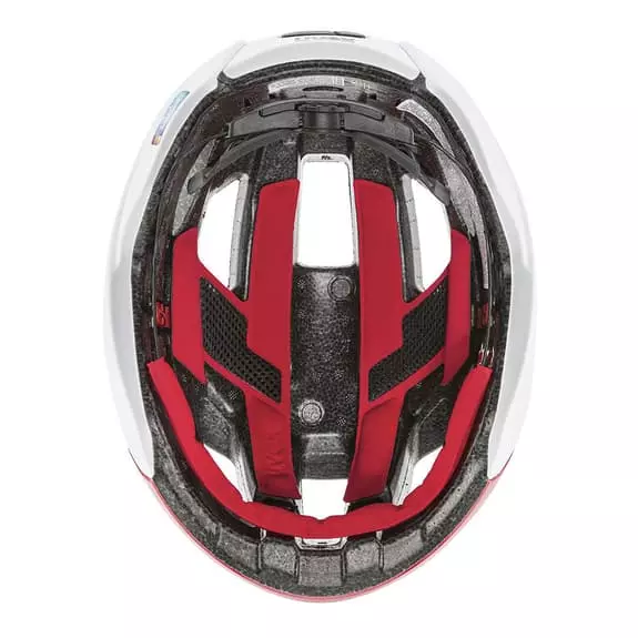 Casque Uvex Rise CC Rouge Blanc Mat 6 Casque Uvex Rise CC Rouge Blanc Mat – Image 4