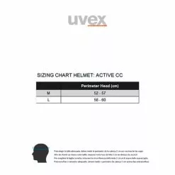 Casque Uvex Active Noir Brillant -Casques Cyclisme importe magasin uvex casco m7